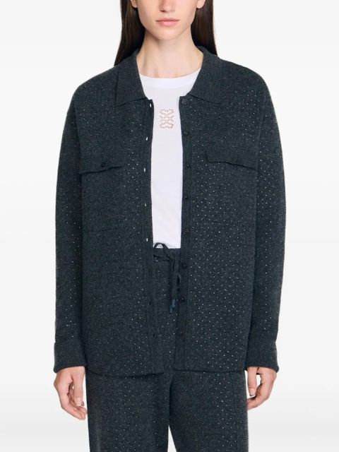 SANDRO button cardigan - Grey - zdjęcie produktu nr 2