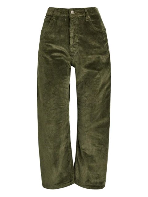 Free People Deep Trance corduroy trousers - Green - zdjęcie produktu nr 1