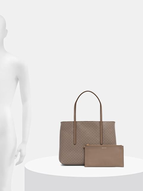 Calvin Klein torebka kolor beżowy LV04F3267G