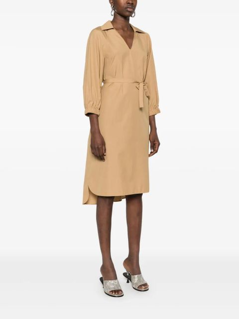 Marni poplin midi dress - Brown - zdjęcie produktu nr 2