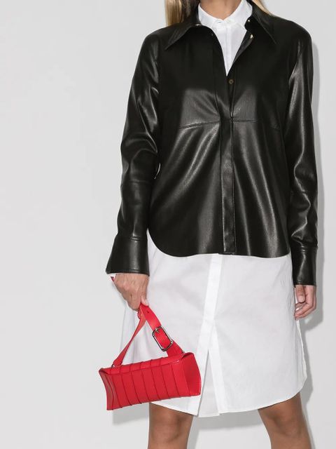 Nanushka button-up long-sleeve shirt - Black - zdjęcie produktu nr 2