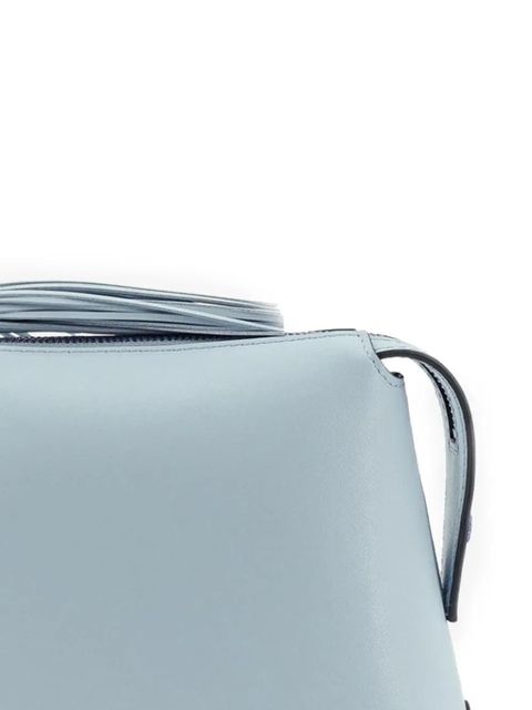 PINKO tassel-detail make up bag - Blue