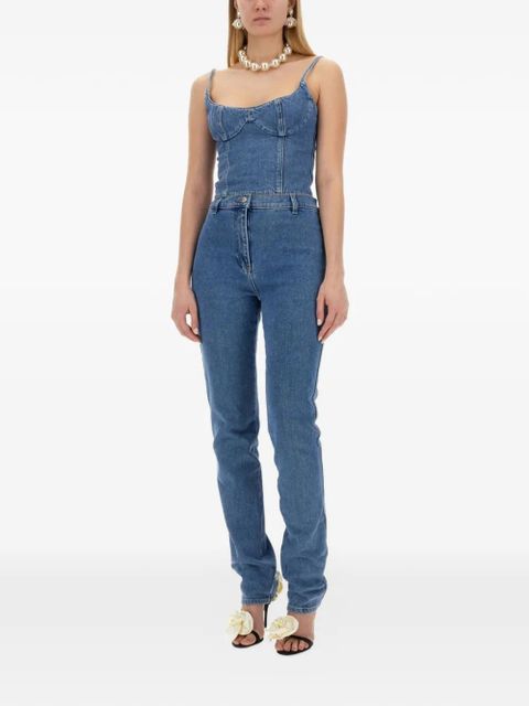 Magda Butrym belt-loop buttoned jeans - Blue - zdjęcie produktu nr 2