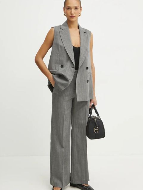 MAX&Co. marynarka kolor szary dwurzędowa 2516151012200 - zdjęcie produktu nr 2