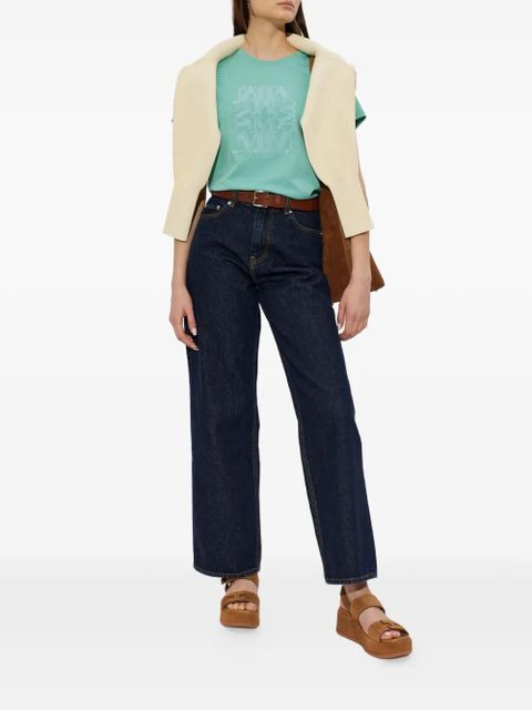 Max Mara Mxmgiovane logo T-shirt - Green - zdjęcie produktu nr 2