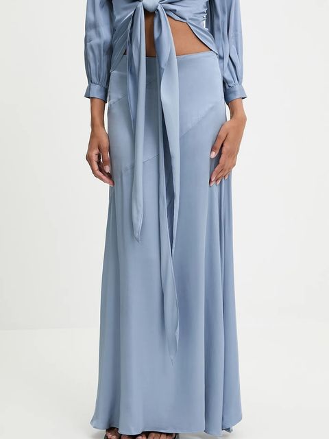 Answear.LAB bluzka i spódnica damski kolor niebieski - zdjęcie produktu nr 2