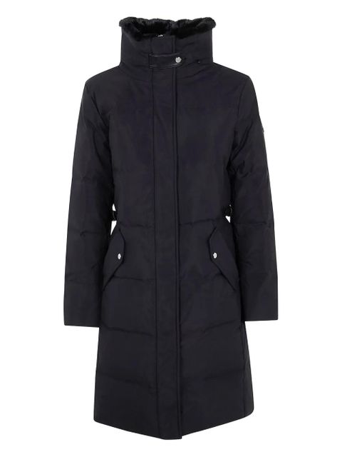 Lauren Ralph Lauren faux-fur collar coat - Black - zdjęcie produktu nr 1