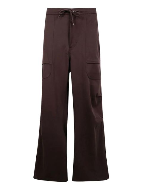 ENTIRE STUDIOS flap-pocket wool trousers - Brown