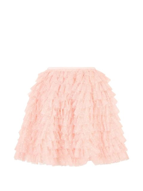 Valentino Garavani ruffled polka-dot skirt - Pink - zdjęcie produktu nr 1