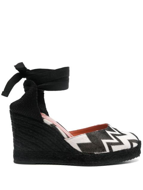 Missoni zigzag-woven espadrilles - Black - zdjęcie produktu nr 1