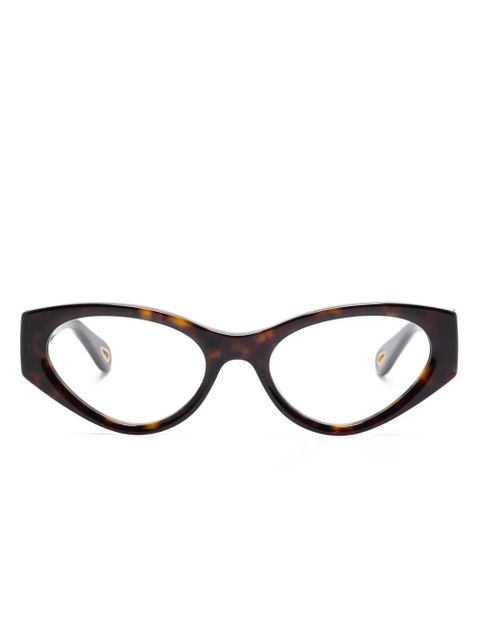Chloé Eyewear cat-eye glasses - Brown - zdjęcie produktu nr 1