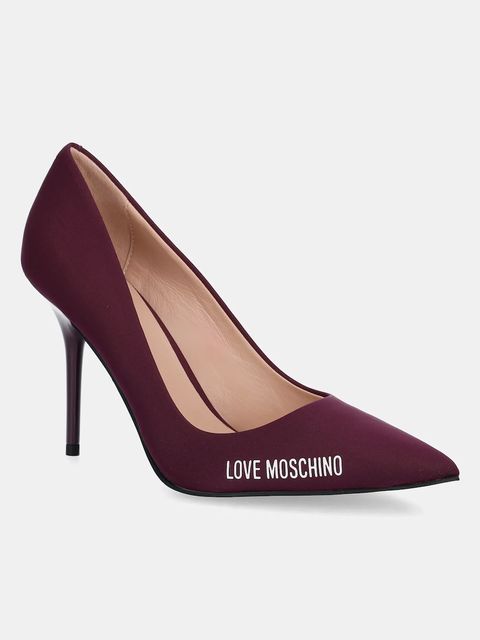 Love Moschino szpilki kolor fioletowy JA10299G1NIM0556 - zdjęcie produktu nr 1