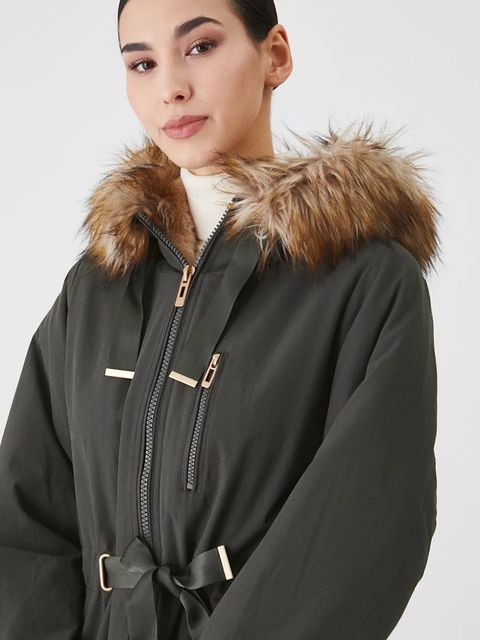 Medicine parka damska kolor zielony