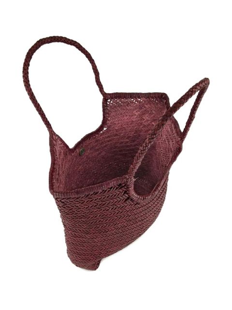 DRAGON DIFFUSION NS Diagonal Triple Jump tote bag - Red