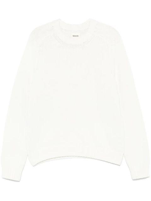 KHAITE Mae sweater - White - zdjęcie produktu nr 1