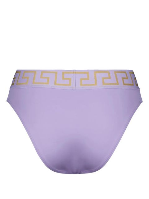 Versace Greca Border bikini bottoms - Purple