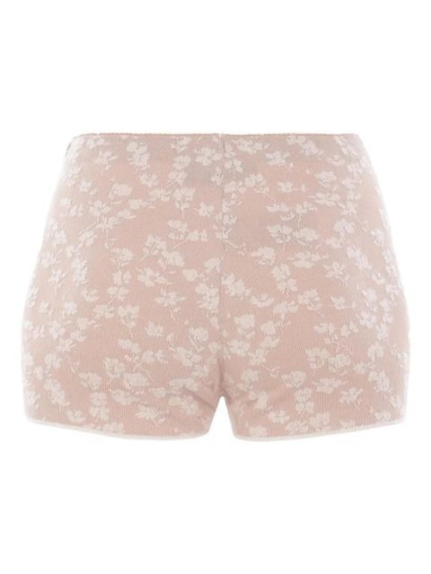 FENDI lace mini shorts - Neutrals - zdjęcie produktu nr 2