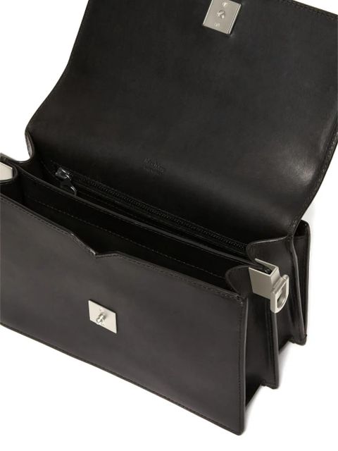 Max Mara Biancaroughs leather shoulder bag - 003 BLACK