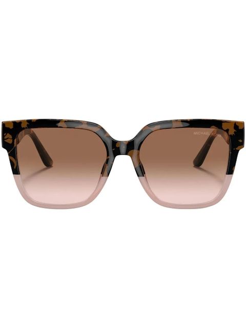 Michael Kors Karlie tortoise-shell oversized sunglasses - Green - zdjęcie produktu nr 1