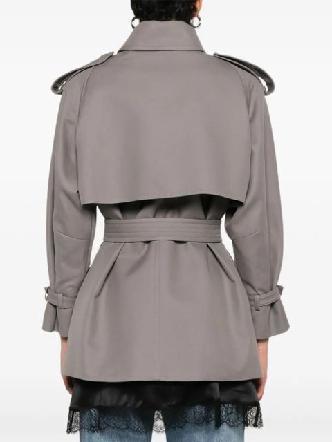 Max Mara Cacio double-breasted belted trench coat - Grey