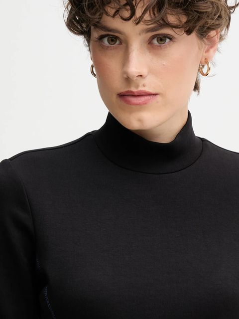 Calvin Klein Jeans sukienka kolor czarny mini rozkloszowana LV044D222G