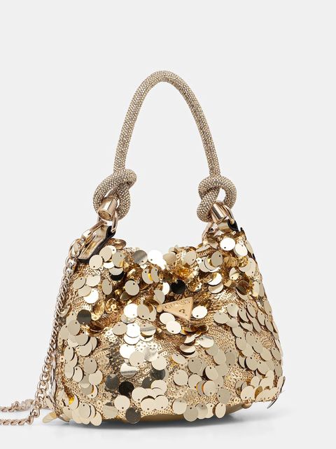 Guess torebka HOLIDAY kolor złoty HWEG95 38750 - zdjęcie produktu nr 2