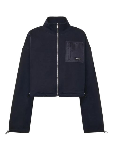 Miu Miu zip pocket jacket - Blue - zdjęcie produktu nr 1