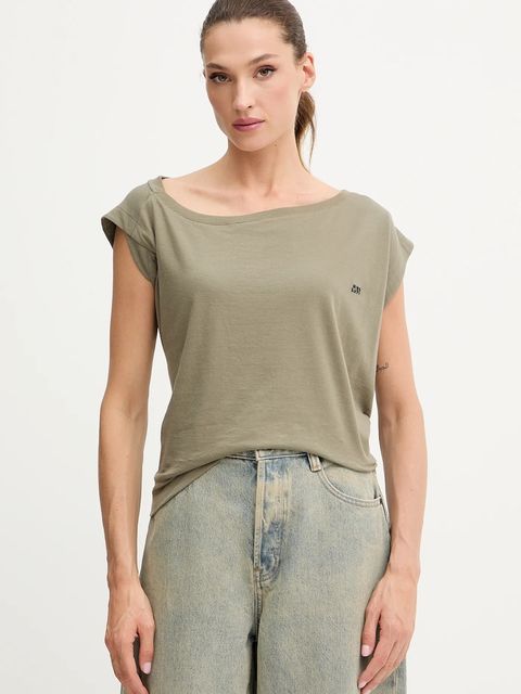 Miss Sixty t-shirt bawełniany damski kolor zielony 6S3SJ32500 - zdjęcie produktu nr 1