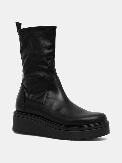 Vagabond Shoemakers botki TARA damskie kolor czarny na platformie 6046-002-20 - zdjęcie produktu nr 1