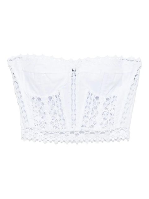 Charo Ruiz Ibiza cropped top - White - zdjęcie produktu nr 1