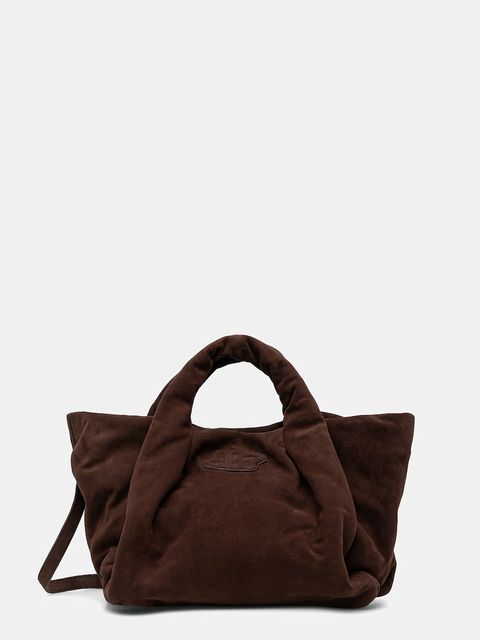 MUNTHE torebka zamszowa LIX kolor brązowy 254191025453 - zdjęcie produktu nr 1