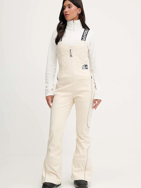 Patrizia Pepe spodnie narciarskie kolor beżowy 2T0093 A667 - zdjęcie produktu nr 1