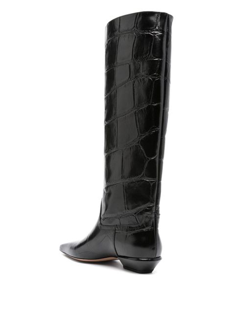 Paris Texas leather boots - Black