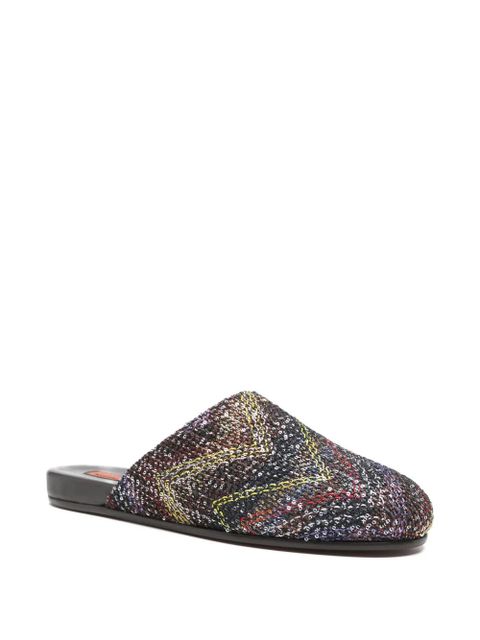 Missoni sequined flat mules - Black - zdjęcie produktu nr 2
