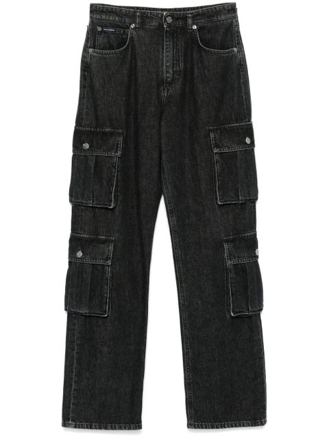 Dolce & Gabbana straight cargo jeans - Black - zdjęcie produktu nr 1