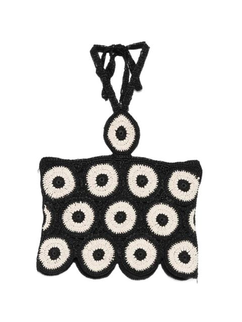 Simon Miller crochet cropped top - Black - zdjęcie produktu nr 1