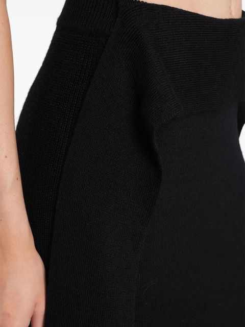 ENTIRE STUDIOS layered draped skirt - Black