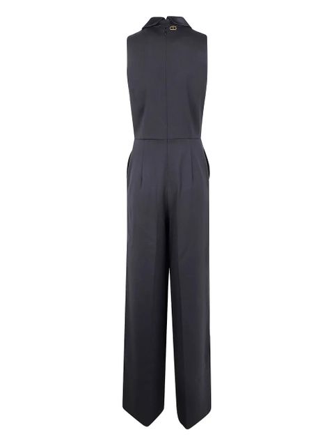 TWINSET tie neck jumpsuit - Black - zdjęcie produktu nr 2