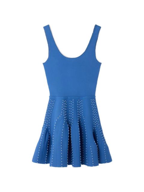 SANDRO mini scoop-neck dress - Blue - zdjęcie produktu nr 1