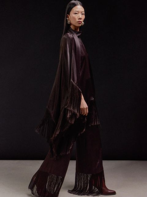 Answear.LAB spodnie damskie kolor brązowy szerokie high waist - zdjęcie produktu nr 1