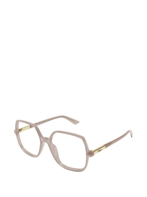 Chloé Eyewear logo-detail glasses - Neutrals - zdjęcie produktu nr 2