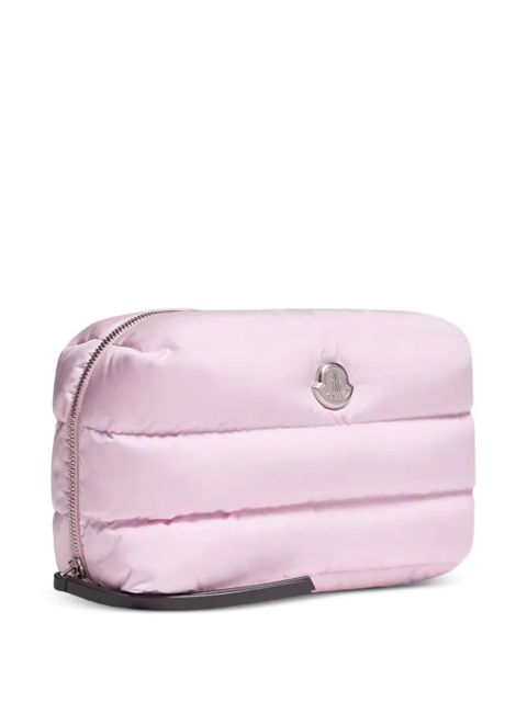 Moncler Caradoc quilted logo make up bag - Pink - zdjęcie produktu nr 2