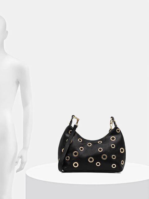 Answear.LAB torebka skórzana kolor czarny