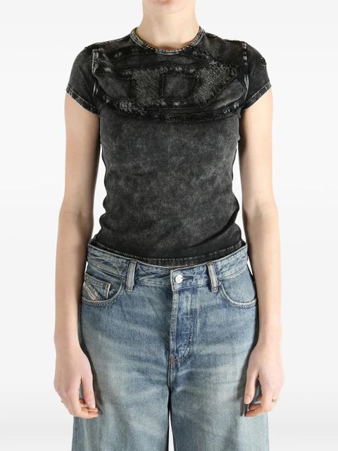 Diesel T-Mely-Cup T-shirt - Black - zdjęcie produktu nr 2