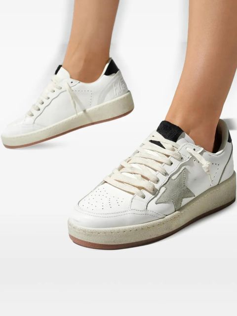 Golden Goose Ball Star perforated sneakers - White