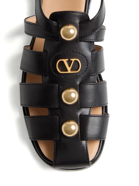 Valentino Garavani 20mm VLogo Signature fisherman sandals - Black