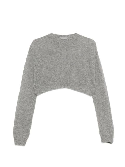 Balenciaga cropped sweater - Grey - zdjęcie produktu nr 1