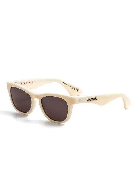 Marni Eyewear 5BR geometric sunglasses - Neutrals - zdjęcie produktu nr 2