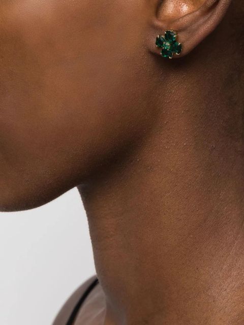 Swarovski Idyllia clover stud earrings - Gold - zdjęcie produktu nr 2