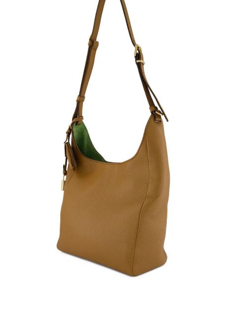 Miu Miu logo-patch leather shoulder bag - Brown - zdjęcie produktu nr 2